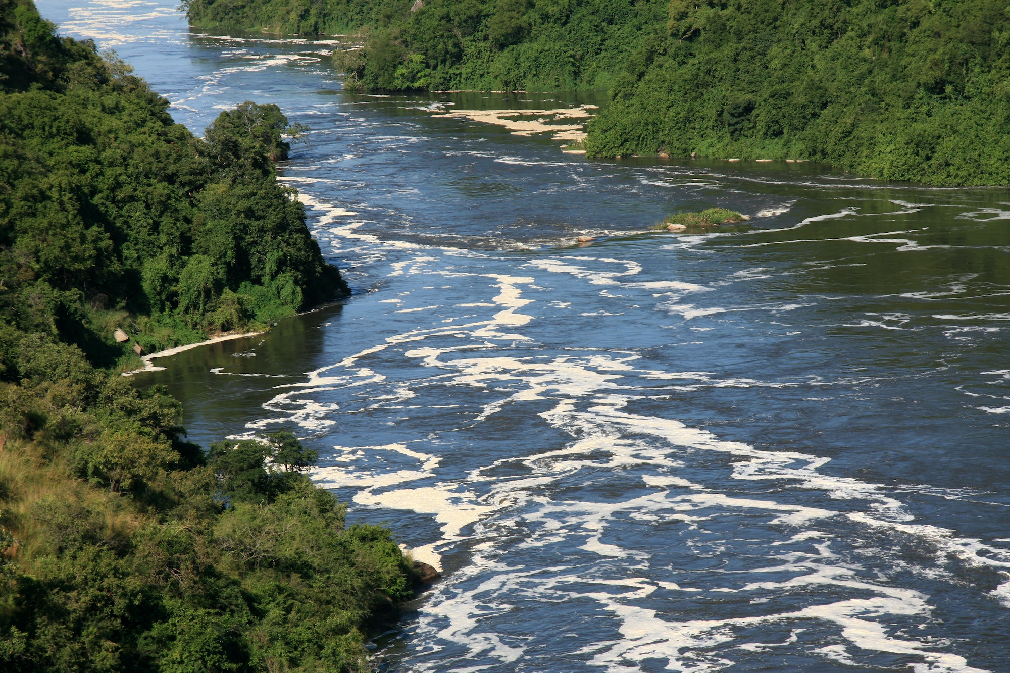 The Nile River, Uganda, Africa